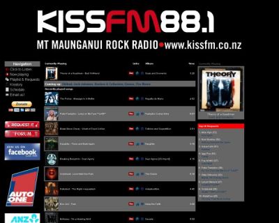 KissFM Mount Maunganui Rock Radio